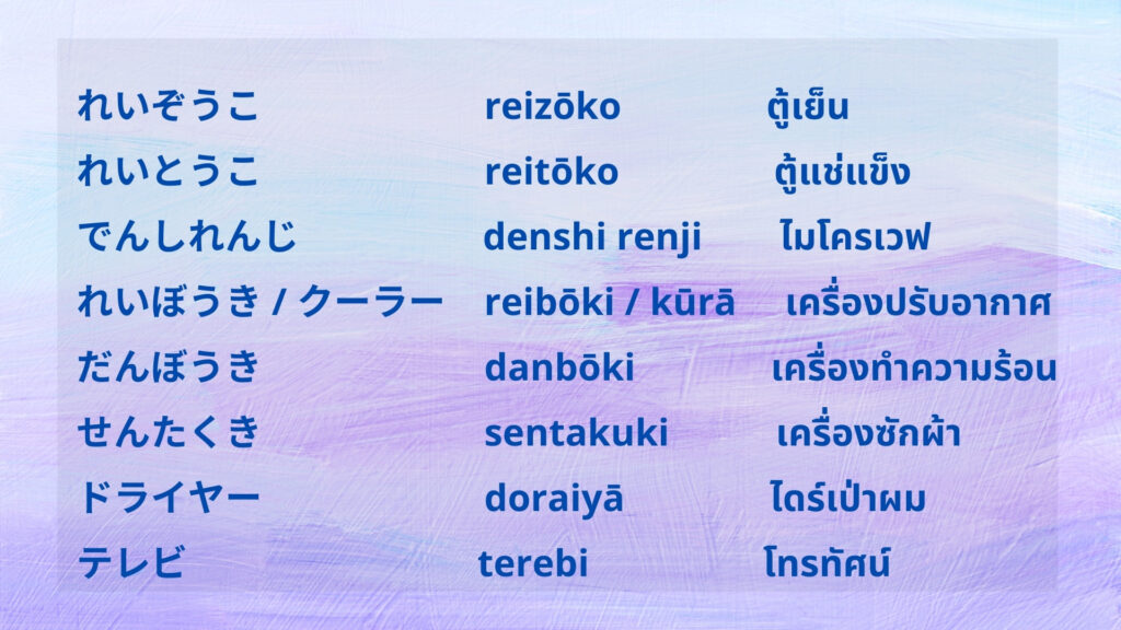 100 คำนาม ภาษาญี่ปุ่น สั้นๆ ง่ายๆ แต่ใช้ทุกวัน – Bestkru