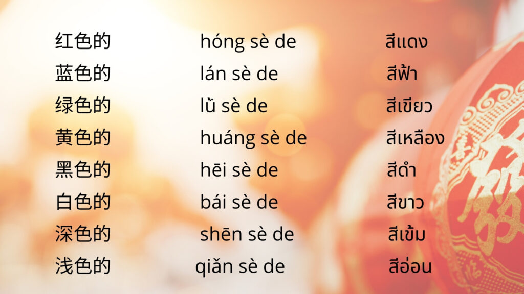 คำคุณศัพท์จีน 120 คำ วางตรงไหน วิธีใช้ พินอิน พร้อมคำอ่าน – Bestkru